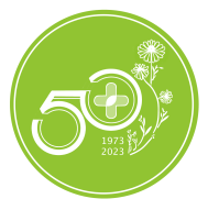 Logotipo 50 Aniversario Farmacia OrtopediaLeganés